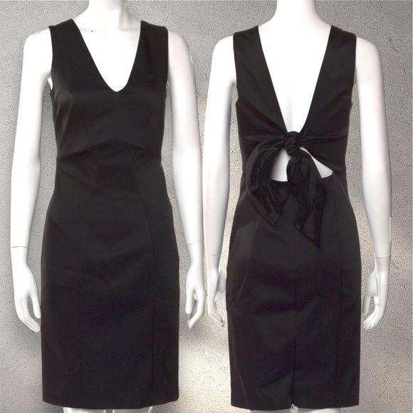ZAC Zac Posen Dresses & Skirts - Zac Posen Black Cutout Back Tie Cocktail Dress | NWT | Size 4 | Retail $550